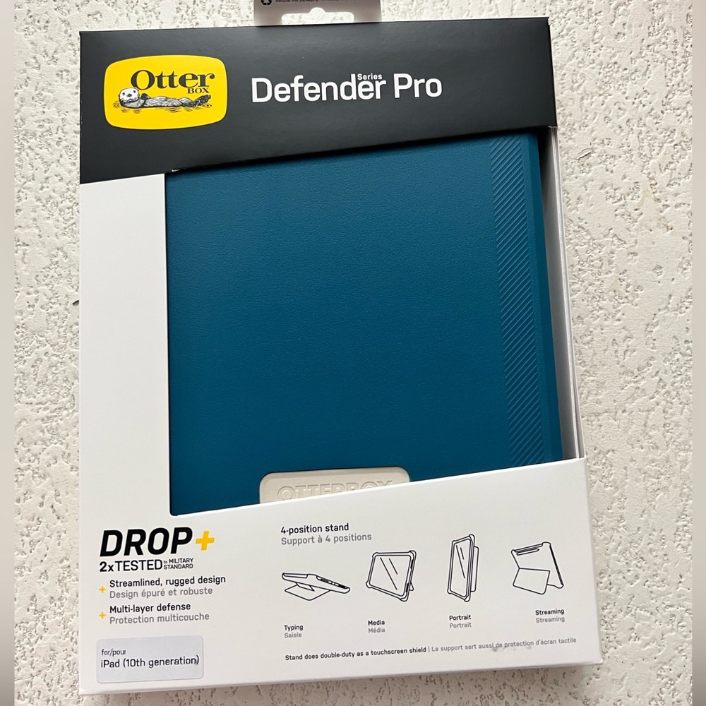 OtterBox Defender PRO Series Case for iPad (10th Gen) - Baja Beach (Blue)